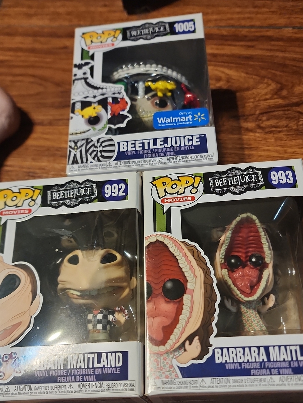 Beetlejuice Funko Pop! Bundle - Beetlejuice, Adam & Barbara Maitland